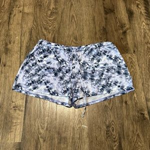 Women's size extra large, Lucky Brand, spandex and polyester shorts.